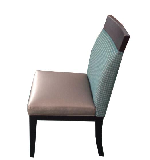 De blauwe Stevige Houten Moderne Stoelen van de Meubilaireetkamer voor Restaurants, Pu eindigen 0