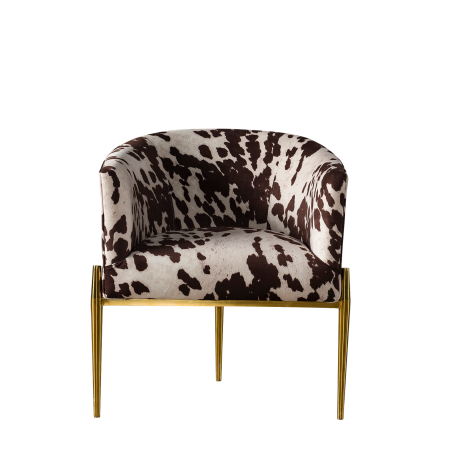 Luxe Dierlijke Drukken 74*74*78cm Stoelen van de Meubilaireetkamer 0