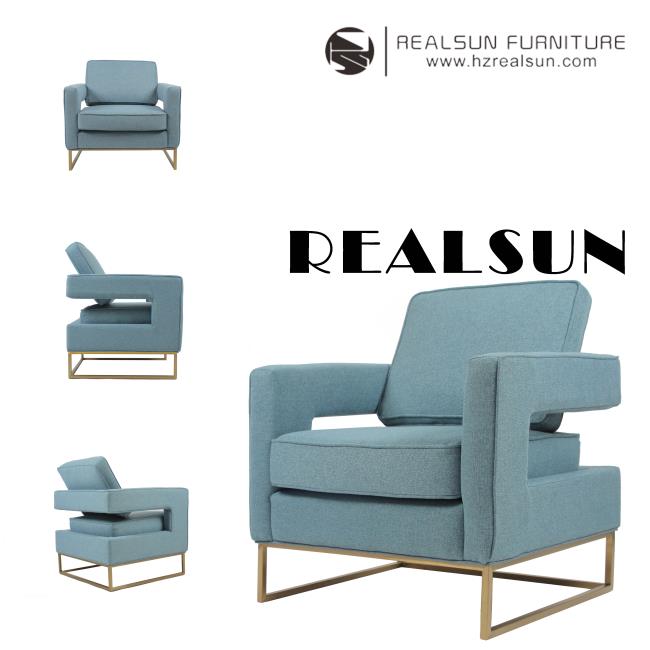 83*75*85cm Enige Woonkamer Sofa With Hallow Metal Base 1