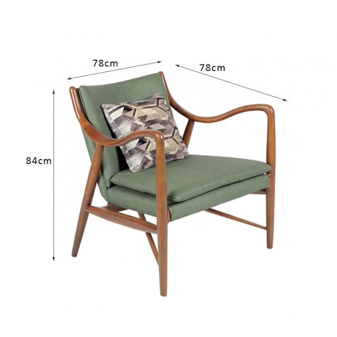 Hoog - van de het Hotelluxe van het dichtheidsschuim van het het Meubilair de Houten Kader Occasionele Stoelen 0