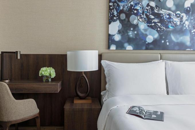 De Slaapkamerreeksen van het luxe Vijfsterrenmeubilair voor Hotel 0