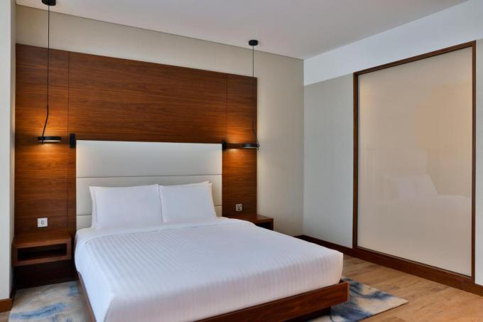 Moderne Luxe van het de Slaapkamermeubilair van het hotelmeubilair de vijfsterren 0