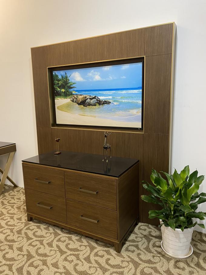 De aangepaste Reeksen van het Hotelmeubilair omvatten de Lijst Sofa Modern van het Platformhoofdeinde 0