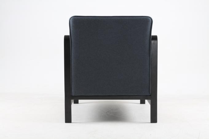 Linnen stof Caned Back lounge stoelen Luxe Star Hotel-meubels 5