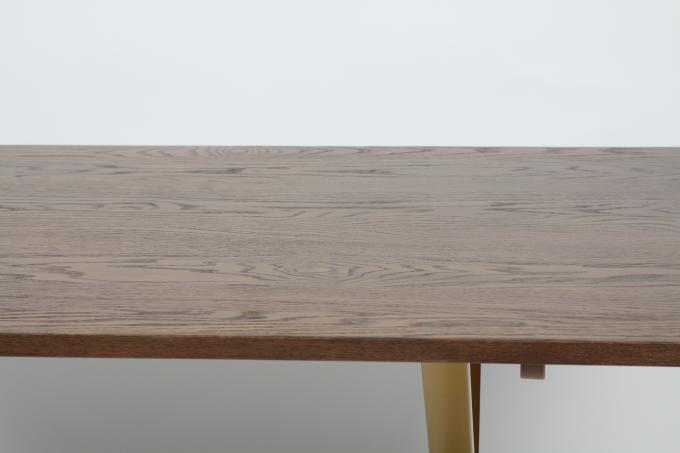 Modern Family-Ijzer Houten Hoogste MDF Eettafelgrijs 2
