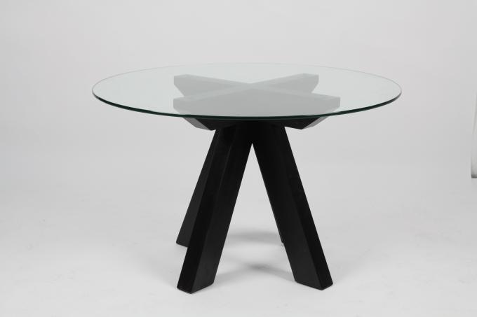 Moderne Glaskoffietafel voor van het het Bureaudecor van de Huiswoonkamer de Duidelijke Kleur 0