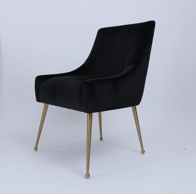 De aangepaste Lagen van Hotelstoelen met de Houten Stof van het Kaderfluweel 2