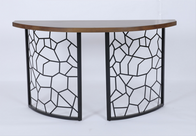 Douanekoffietafel met de Houten Hoogste Antiquiteit van het Metaalkader 1