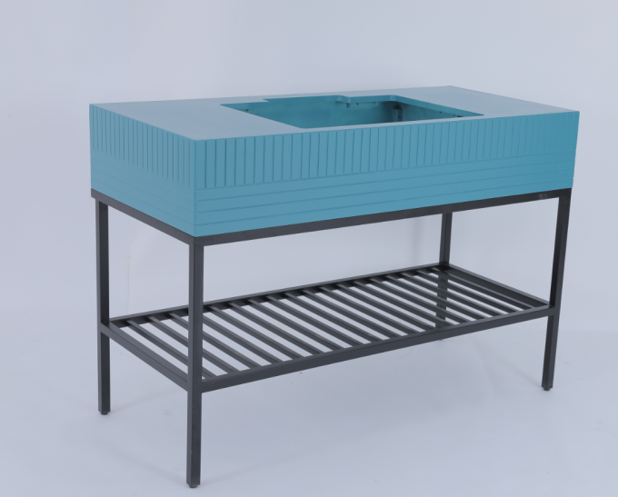 De roestvrije Ijdelheid van de Douane Moderne Badkamers met Metaalconsole 1