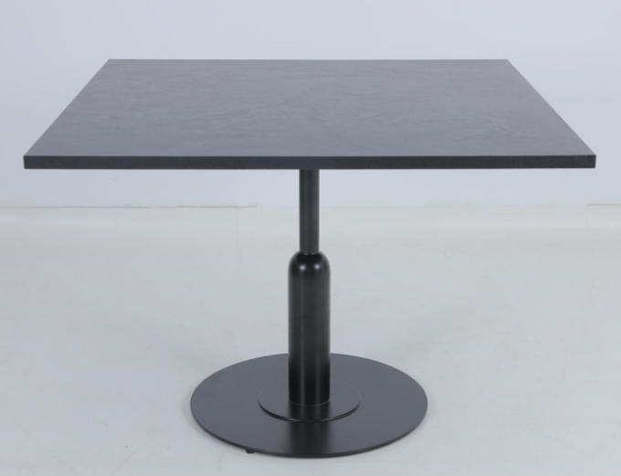 Houten tafel, koffietafel, roestvrij staal, luxe, modern. 1