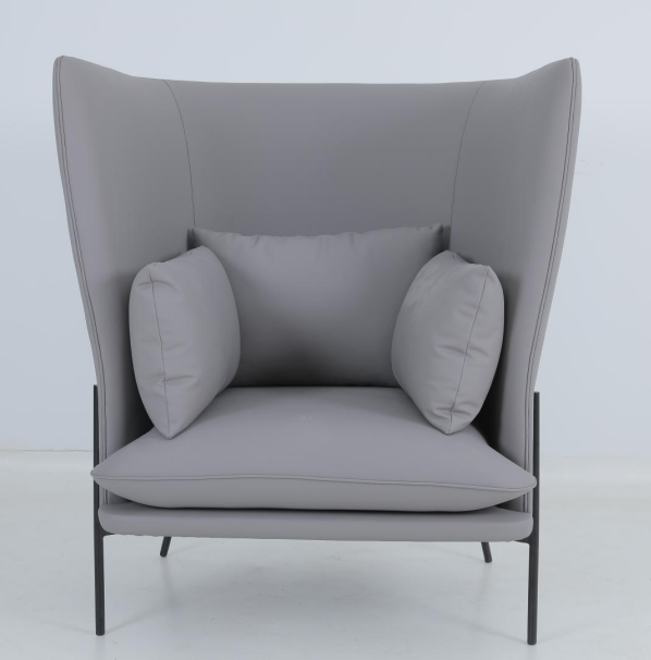 Roestvrij staal Leg Leisure Arm Chair voor woonkamer Modern 1