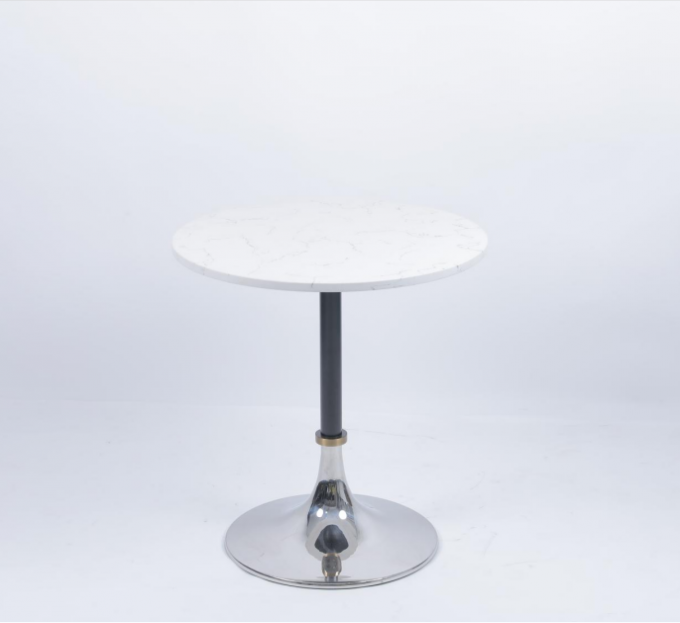 Steentop Kafee tafel Luxe roestvrij staal basis Moderne 1