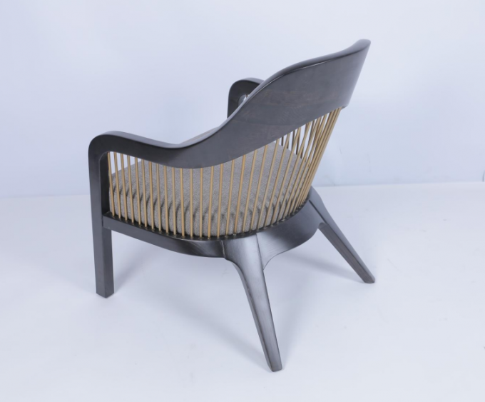Gepersonaliseerde moderne stoelen stoel stoel stoel Stof Houten frame 2