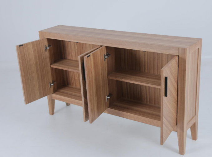 Massief houten frame en benen Console tafel gang zij tafel klein 1