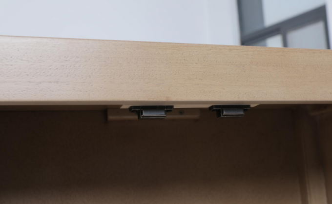 ISO Geen opgevouwen gangconsole tafel Ruimte en benen van massief hout 2
