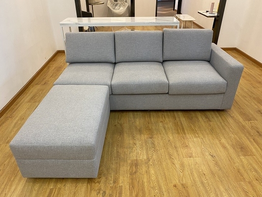 kopen De Stoffenwoonkamer Sofa With Solid Wood Frame van het douane Moderne Fluweel online vervaardiging