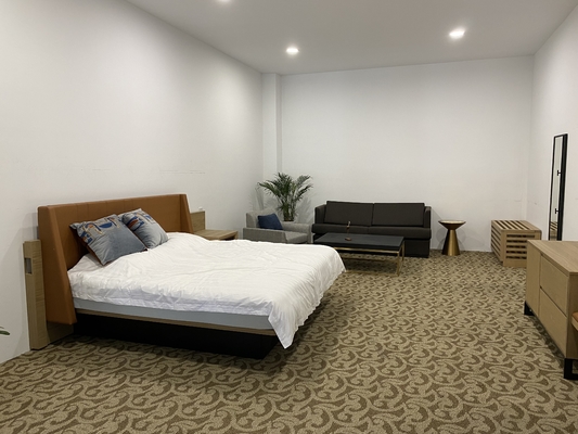 Goede prijs De aangepaste Reeksen van het Hotelmeubilair omvatten de Lijst Sofa Modern van het Platformhoofdeinde online
