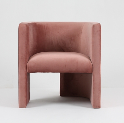 kopen Stoel van de de Vrije tijds bekleedde de Roze Woonkamer van het luxefluweel Modern Ontwerp online vervaardiging