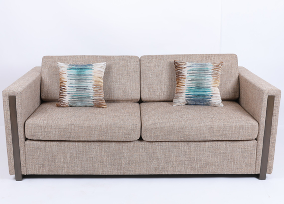 kopen Met stof beklede houten arm Hotel Queen Slaapbank Luxe Modern Design online vervaardiging