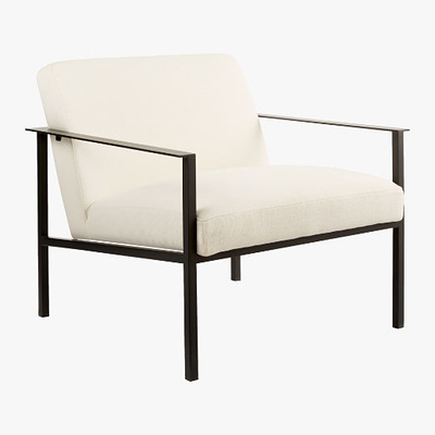 kopen Het noordse Lichte het Accentwapen Chaise Lounge With Beige Fabric van de Luxeschommelstoel streeft na online vervaardiging