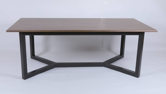 kopen Het moderne Houten Bureau van de Slaapkamerdouane met Metaalconsole online vervaardiging