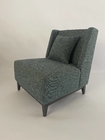 Lobby Luxury Upholstered Lounge Chair With Back Cushion