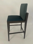 High Density Sponge Wrapped Upholstered Barstool Chair For Apartment