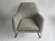 Customized Modern Fabric Chair With Stainless Steel Frame
