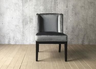kopen Grey Velvet Wood And Fabric-de Eetkamer zit Binnentype Franse Stijl voor online vervaardiging