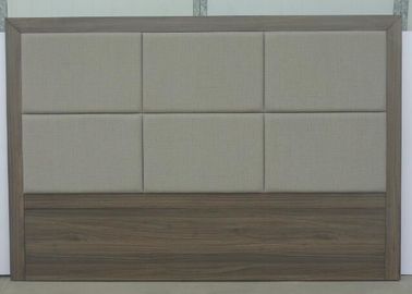 kopen De beklede Hoofdeinden van de Hotelstijl, MDF Houten Bedrugplank met Dubbele Pen online vervaardiging