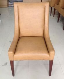 kopen De gele Vinyl Beklede Stoelen van de Meubilaireetkamer met Neilheads, 60%-Glans online vervaardiging