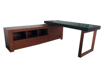 kopen L-vormig Bureau met Dialaden/Geassembleerd Cherry Wood Desk online vervaardiging