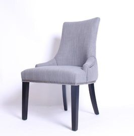 kopen Tufted van de Eetkamerstoelen van de Stoffendouane Commerciële Hoge Achter Elegante Verschijning online vervaardiging