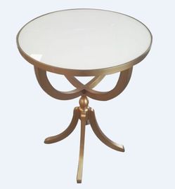 Goede prijs De witte van het het Voetstukbeëindigen van de Kwarts Hoogste Kleine Ronde Koffietafel Lijst Dia 18*24 online