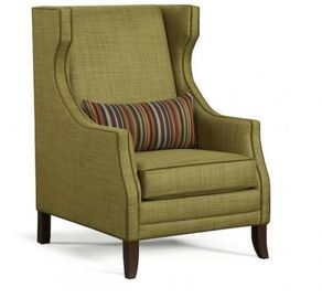 kopen Hoge Achter de Zitkamerstoelen van Stoffenhotelsingle Bekleed met Hoofdkussenkussen online vervaardiging