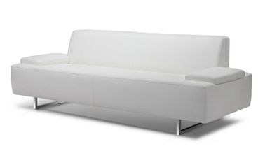 kopen Eenvoudig Ontwerp Eigentijds Leer Sofa Metal Leg With 3 Seater, 18“ Seat-Hoogte online vervaardiging