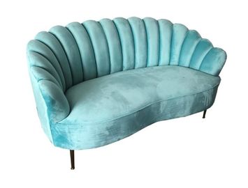 kopen Zaal van Chesterfield Sofa For Big Lots Living van het Bulefluweel de Stof Doorgenaaide Moderne online vervaardiging