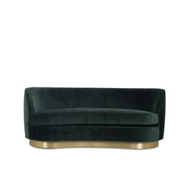 kopen Het Fluweel van Sofa Vintage Luxurious Velvet Upholstery Sofa With Toe Kick In van de huiswoonkamer online vervaardiging