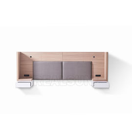kopen De aangepaste Stof van de Koningsbed headboard upholstery van het Hotelmeubilair met Stevig Hout online vervaardiging