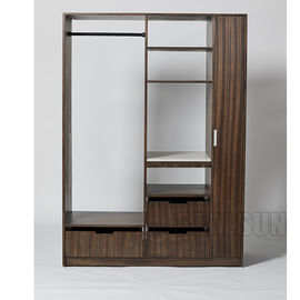 Goede prijs 3 de Zaal van het ladenhotel Garderobe met Roestvrij staal Rod And 2 Plankenkast online