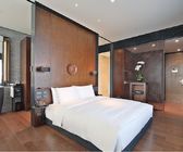 Classic Style Dark Walnut Finish Hotel Bedroom Furniture Sets High Durable