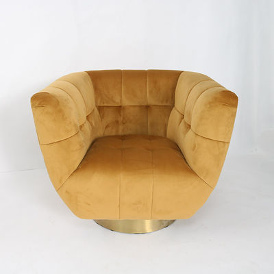 kopen Moderne Onderlegger voor glazen Doorgenaaide Sofa With Gold Stainless Steel-Basis online vervaardiging
