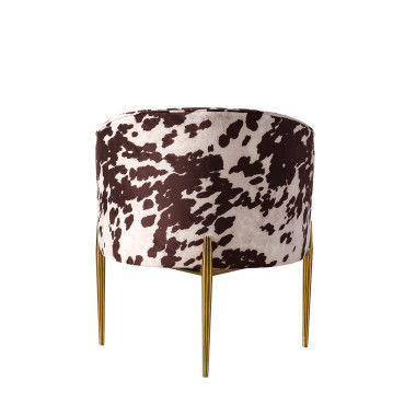 kopen Luxe Dierlijke Drukken 74*74*78cm Stoelen van de Meubilaireetkamer online vervaardiging