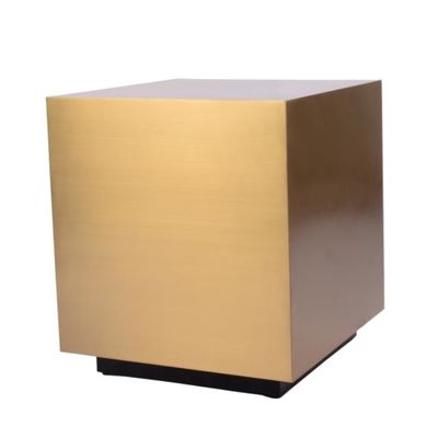 kopen Gepolijste Vierkante de Woonkamerkoffietafel 50x50x55cm van het Messings Zwarte Staal online vervaardiging