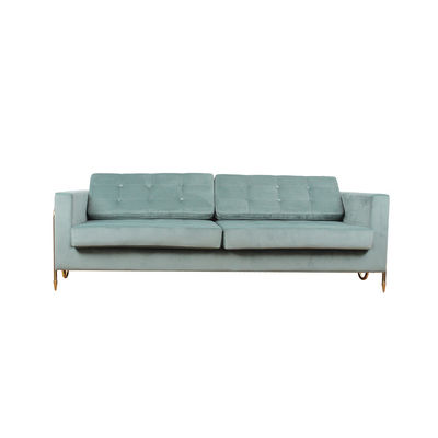kopen Van het Fluweellagen van de stoffenstoffering de Luxe Modern Sofa For Living Room W 85cm online vervaardiging
