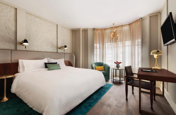 kopen Commercieel Geopend de Douane Modern Ontwerp van de Hotelslaapkamer Reeks online vervaardiging