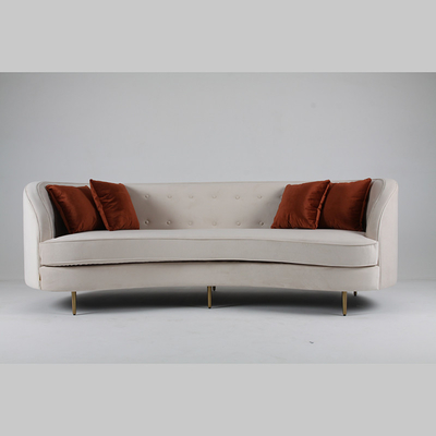 kopen Binnenmeubilair Woonkamer Gebogen Sofa Unfolded Modern Fashion online vervaardiging
