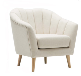 kopen Van de de Luxeleunstoel van enig Seat Modern Bekleed de Manierontwerp online vervaardiging