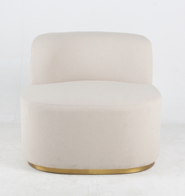 Goede prijs Van de het Accentvrije tijd van Boucle van de woonkamer Witte Stof de Stoel Moderne Stijl online