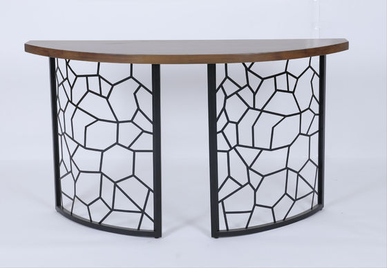 Goede prijs Douanekoffietafel met de Houten Hoogste Antiquiteit van het Metaalkader online